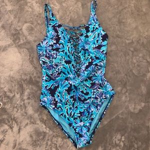 One piece lily pulitzer bathing suit!!